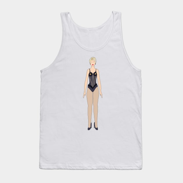 Who's That Girl Tank Top by notsniwart